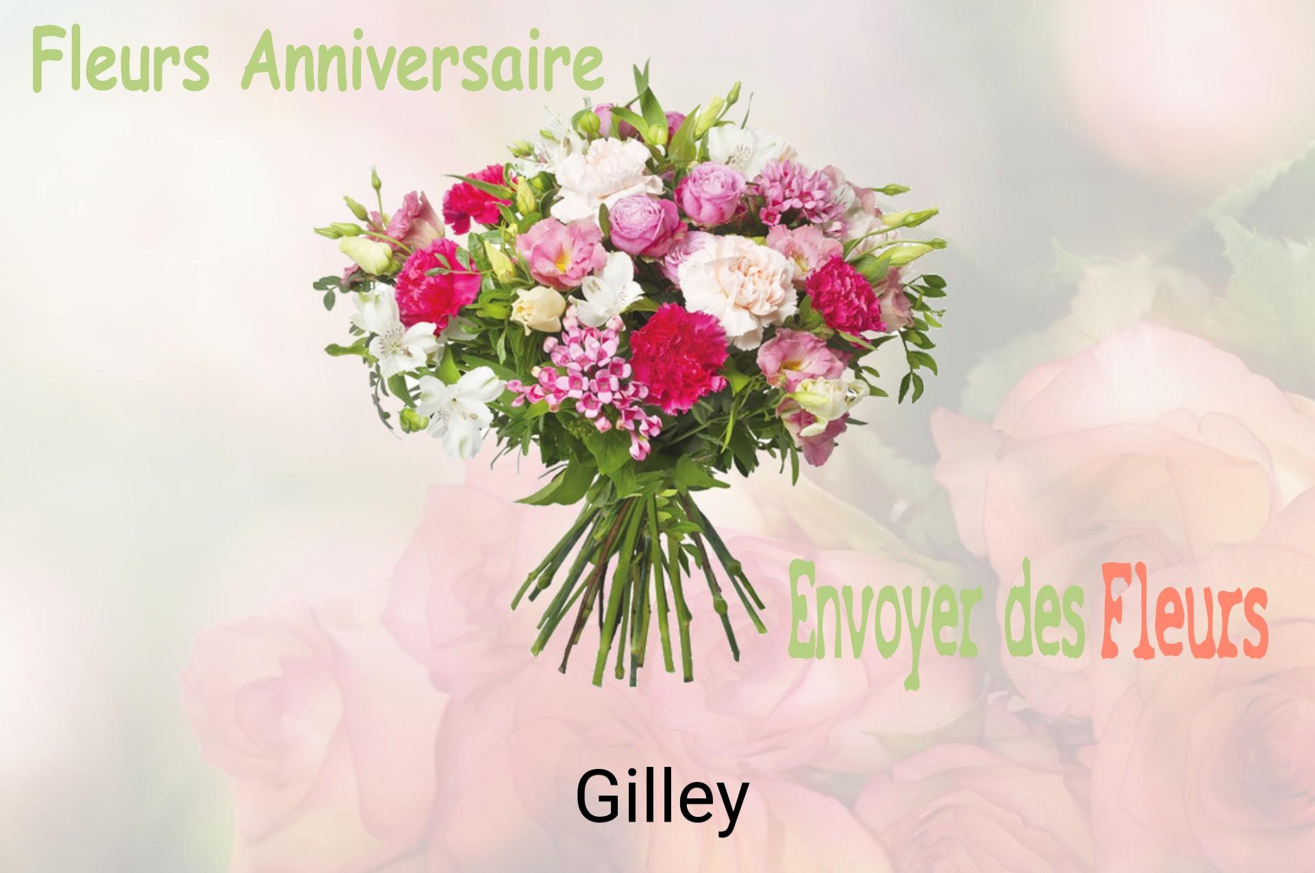 Bouquet de fleurs d’anniversaire livré à Gilley